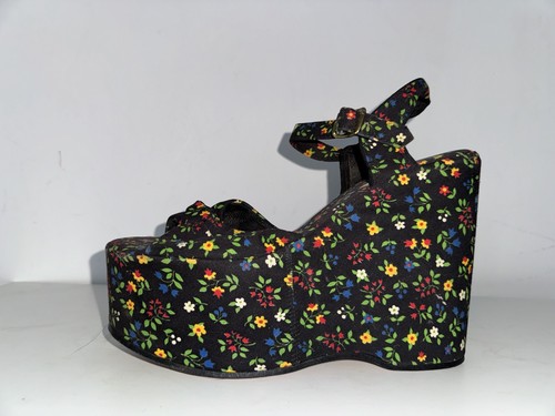 Vtg 70s platform flower - 70s,