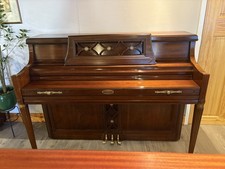 Wurlitzer Piano. Finished In Italian Cherry Wood. Absolutely Stunning Piano.
