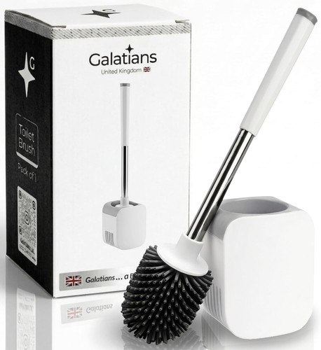 Toilet brush and holder set - and,