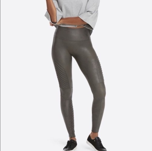 Spanx gunmetal faux - faux, leather