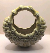 Vintage SylvaC Bamboo Basket Posy Vase 2788