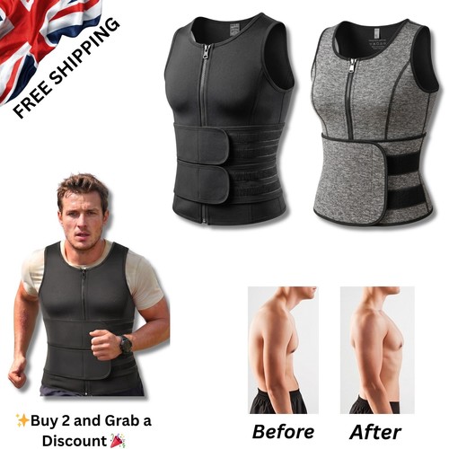Men sauna vest slimming suit - vest,
