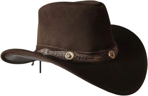 Real leather cowboy hat mens - cowboy,