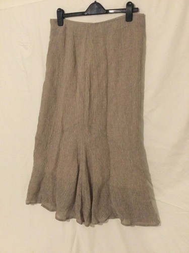 Crea concept linen midi skirt - midi,