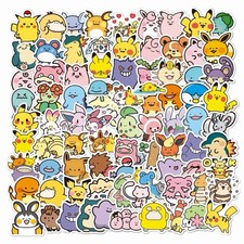UK100 Cartoon Pokemon Stickers