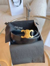 New Celine Belt Gold Triomphe