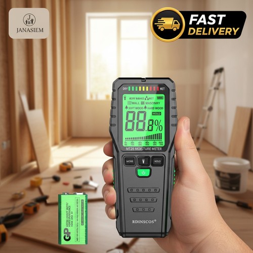 Portable pinless damp meter - pinless,