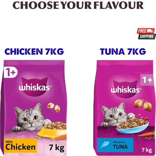 Whiskas adult dry - 1+,