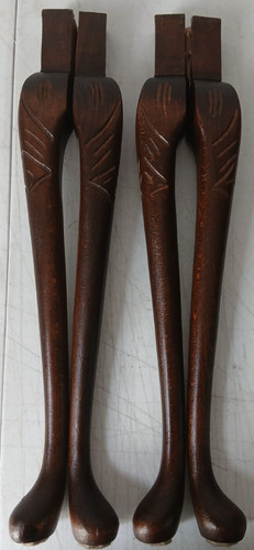 Vintage wood table - vintage, 4pcs