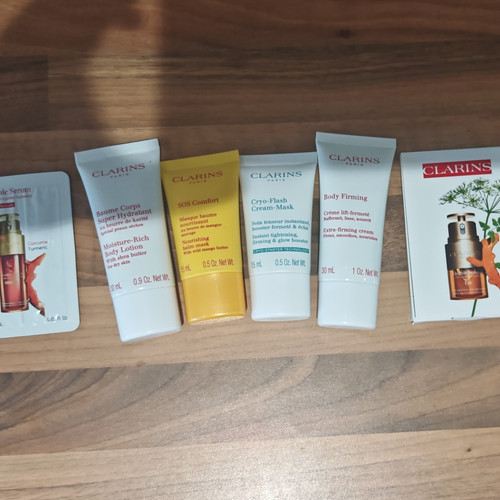 Clarins travel size - clarins, facial