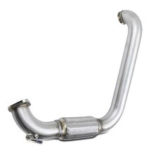 2.5" EXHAUST DECAT PERFORMANCE DOWN PIPE FOR FORD FIESTA MK6 1.6 TDCI 04-08