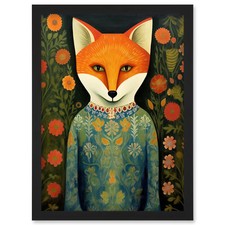 Fox Flaunting Fancy Floral