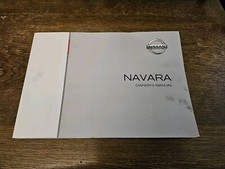 Nissan Navara Owners Manual Handbook 2017 Double Cab