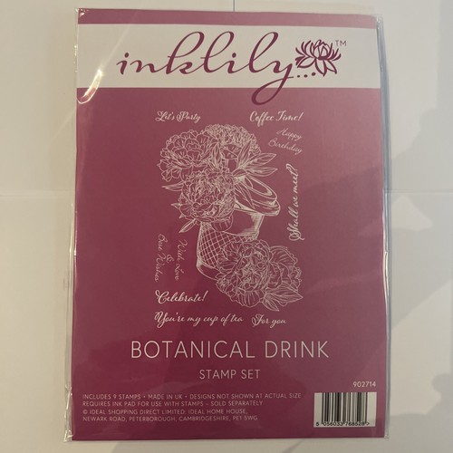 Inklily stamp new - new, botanical