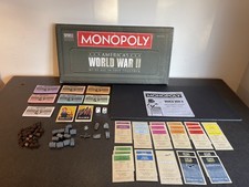Monopoly World War II 2 Board