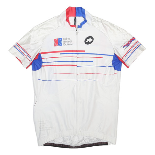 Assos mens white red blue - mens,