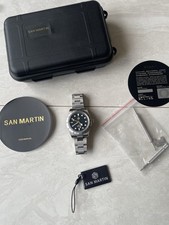 San Martin Gmt Watch Black