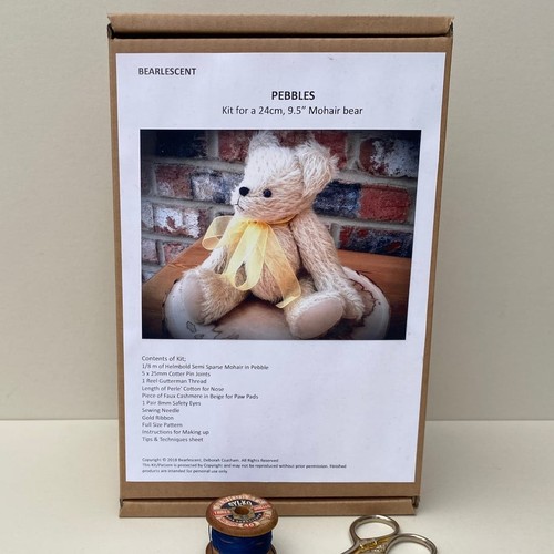 Mohair bear making kit artist - bear,