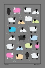 * Ewe Beauty sheep tea towel