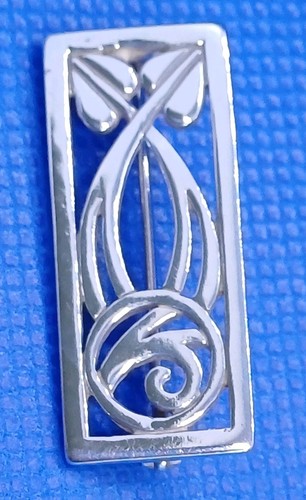925 silver brooch - brooch, the