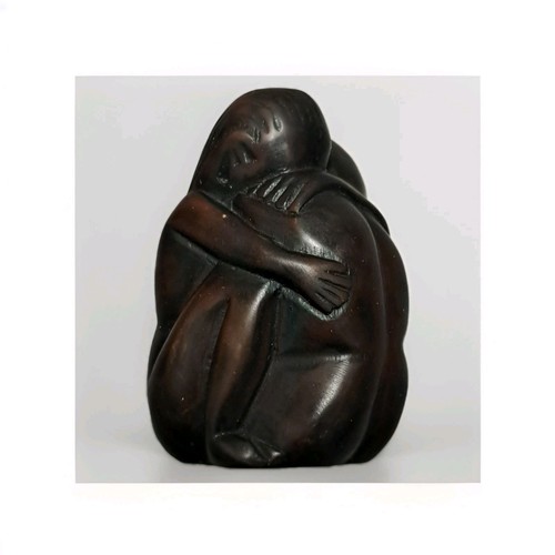 Wooden sculpted figurine yoko - wooden,