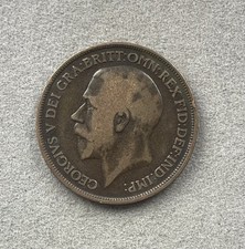 1913 One Penny Coin - George V