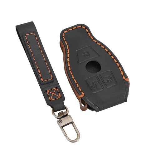 Leather key fob cover - cover, case