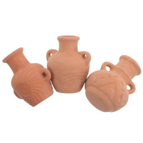 Pcs mini clay flower pot - 3,