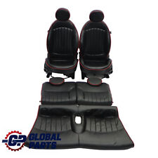 Leather Seats Mini Cooper One R57 Convertible Heated Sport Lounge Black Red Set
