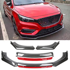 Carbon Front Bumper Lip Splitter Spoiler Lower Chin Body Kit For MG ZR TF ZS MG3
