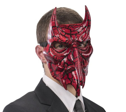 Red devil masquerade - red, mask