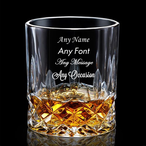 Personalised whiskey glass - personalised,