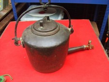 Antique copper cooking pot