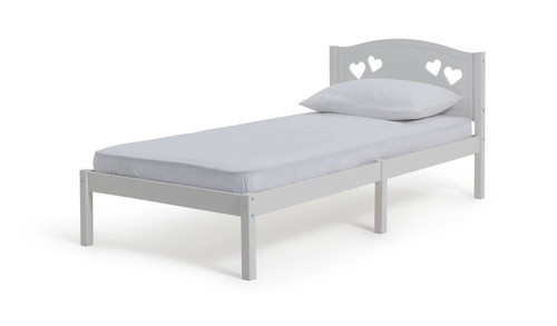 Mia single bed frame - mia, white