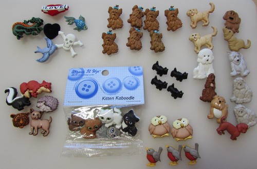 Dress novelty buttons - dress,