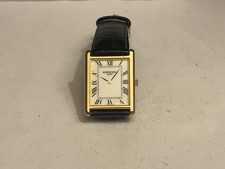 RAYMOND WEIL GENEVE TANK QUARTZ-REF 5768/2-GOLD PLATED-IN F.W.O-NEW BATTERY