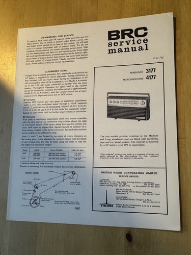 Ephemera brc service manual - service,