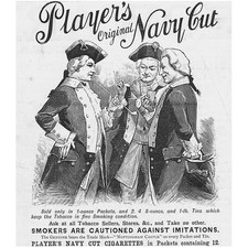 PLAYERS NAVY CUT CIGARETTES