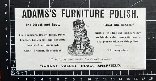 Louis wain cat adam - cat, adam's