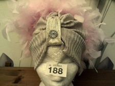 Cream/Gold Turban  with Pale