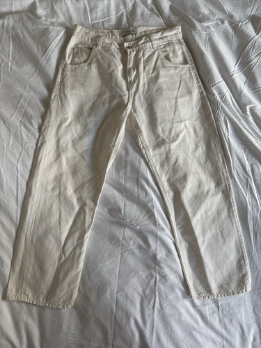 Ymc ecru jeans size w30 - jeans, xs