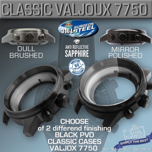 Classic valjoux 7750 black - valjoux,
