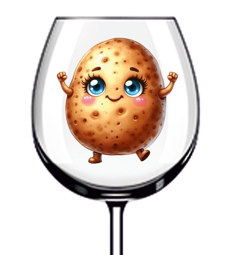 12x watercolor cartoon potato - 12x,