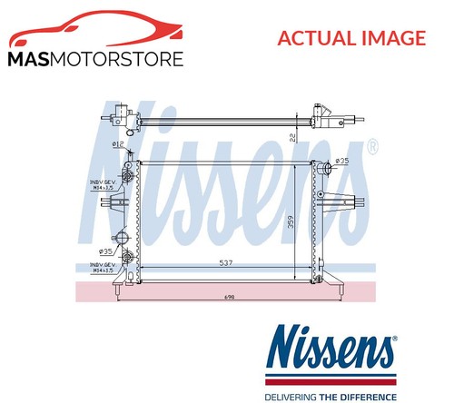 Engine cooling radiator - cooling,