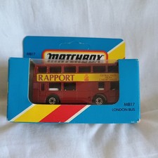 MATCHBOX MB 17 LONDON BUS ' RAPPORT '  Mint & in original unopened box