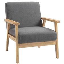 Accent Chair with Wood Frame