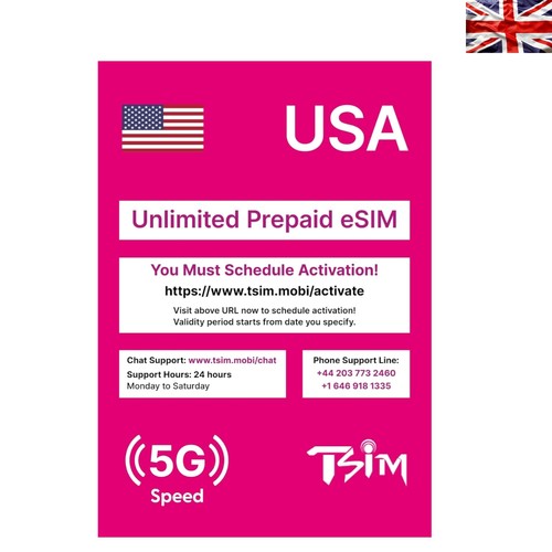 Mobile usa esim - -, of
