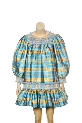 Doen plaid taffeta dress 6 - s,