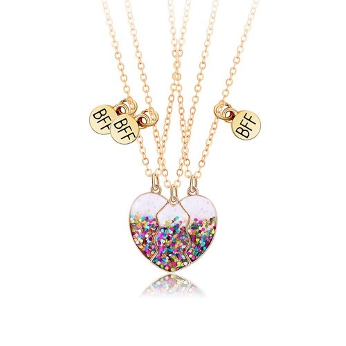 Best friend necklaces for - best, 3