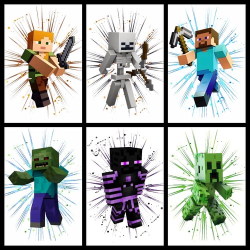 Minecraft video game - minecraft, posters